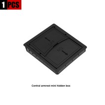 bmw 악세사리 테슬라 모델 3 medel y 보관함 센터 팔걸이 숨겨진 상자 컵 홀더, 1pcs 숨겨진 상자