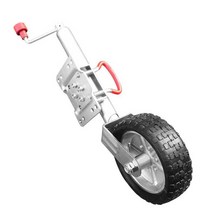 트레일러 잭 카라반 보조바퀴, 설치 키트 포함 6인치