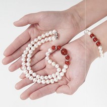 라이팡팡 천연 담수 진주 목걸이 여성 엄마 시어머니 할머니 선물 여친의 날 엄마
