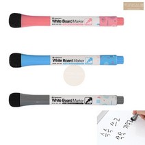 유리에쓰는펜 3색 세트 윈도우 마카 지우개 달린 화이트 보드 마커 가정용