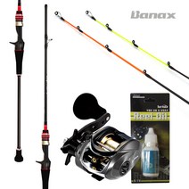 바낙스 낚시세트 이카마스터 C160 히트1 베이트릴 한치 바다 낚시, 우핸들