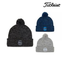 [타이틀리스트] TITLEIST 보드워크 폼폼 비니 TH21WBWP, 색상:헤더블랙