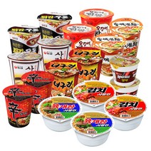 농심 소컵라면 9종 18개입 (육개장사발면2 + 김치사발면2 + 짜파게티범벅2 + 신라면2 + 안성탕면2 + 오징어짬뽕2 + 튀김우동2 + 너구리2 + 사리곰탕2), 1세트