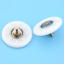 도어 롤러 캐비닛 슬라이딩 휠 5pcs m5x35x5mmm6x35x5mm delrinpom 유리 샤워 룸 라운드 유형 풀리, m6x35x5mm