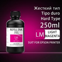 프린터 잉크 호환 500ML LED UV 잉크 엡손 L800 R290 R330 1390 1400 1500W DX5 DX7 평판 프린터 범용 경, 한개옵션1, 13 1PC-Hard-LM