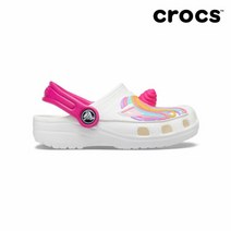 크록스 에스키즈_크록스_클래식 아이엠 유니콘 클로그 키즈_207073-100_평촌점