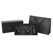 디캣 차량용방향제 송풍구 2개입, 카본블랙 01베이비파우더