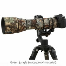 ROLANPRO-렌즈 카모플라쥬 코트 레인 커버 탐론 SP 150-600mm F/5-6.3 Di VC USD G2 A022 렌즈 보호 케이스 나일론 방수, Jungle waterproof B