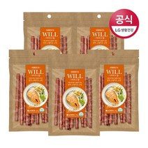 시리우스 윌 애견간식 연어 스테이크 스틱 100g x 5팩, 5개
