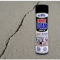 스프레이형우레탄폼 쥐구멍막기 벽보수용퍼티 콘크리트 크랙보수제 베란다창틀 보수, 1개