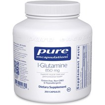 Pure Encapsulations L-Glutamine 퓨어인캡슐레이션 L 글루타민 아미노산 850mg 250정