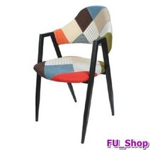 ForU391 비올렛 체크무늬 의자 인테리어의자 카페의자 식탁의자 다용도의자, 체크