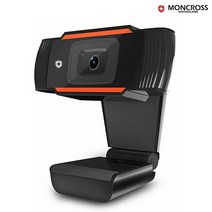 몽크로스 웹캠 카메라 MC1 HD 720p 온라인수업 화상회의 인터넷방송, 단품