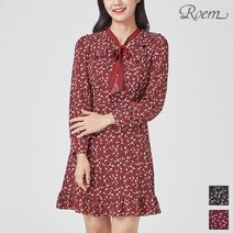 로엠 플라워 패턴 원피스 RMOW949R21