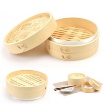 대나무 딤섬 만두 찜기 찜통 찜솥 130mm 업소용 가정용 냄비 그릇 통 바구니 용기 찜판 받침 채반 음식점 뷔페 요리 조리 찜 떡 빵 옥수수 호빵 감자 찌기 수분 촉촉한 맛있는