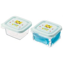 Skater 스케이터 유아식 식품 저장 용기 세분화 된 사전 제작 컨테이너 밀봉 60ml 콜드 절연 에이전트 2 조각 레인지 호환 시마 지로 국경 CLMS2, 1개