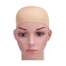 나일론 가발 캡 헤어 네트 짜기 헤어 가발 넷 스트레치 메쉬 가발 캡 만들기 가발 무료 크기, 색상, 1개
