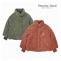 [써스데이아일랜드] [Thursday Island] 여성 벨벳 다운 점퍼(T208MDJ23