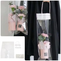위월천 꽃 포장지 비닐봉투 플라워팩 대 비닐포장지 플라워부자재 꽃꽂이DIY