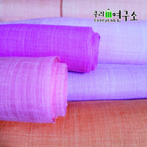 [쿠리연구소] 분홍 6종모음 모시원단 15cm 모시조각보 여름 한복 규방공예 자투리원단, PN6_환타색