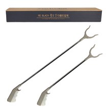 RE BLACK 플로깅 집게 중 대 61cm 84.5cm 재생플라스틱 줍깅 환경 보호, (대)