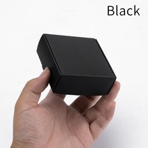 선물상자 리본 포장박스 블랙 판지 비누 맞춤형 크기 로고 인쇄 지원, 40.Black - 50pcs-17x12x6cm