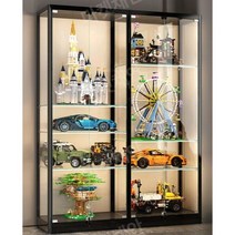 위스키 장식장 강화유리 피규어장 프라모델 레고장, 60x40x150cm