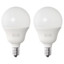LED 전구 E14 470 루멘 이케아 솔헤타 504.987.14, 1개, 기본