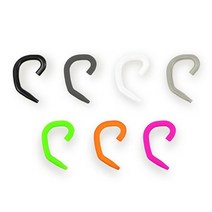 HICKIES 여행과 운동을위한 마이크로 포닉스 개선 오버이어 착용 이어폰 가이드 HEG-100, 다팔자 블랙