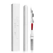 블루투스 이어폰 귀청결 클리너 호환 브러시가 있는 이어버드 청소 펜 에어팟 키트 3 in 1 프로 2 멀티 케이스 도구, [01] WHITE, 01 WHITE