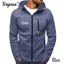 플리스자켓 야상사용자 정의 로고 남성 후드 재킷 캐주얼 지퍼 스웨터 겨울 양털 카디건 아웃웨어 코트