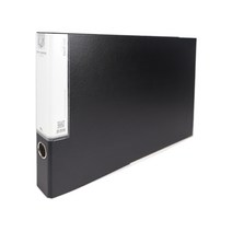 플러스샵 A3 3공 D링 바인더 가로형 2색상 합지 3종, A3 4.5cm 블랙
