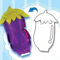 인데일리 EQ와 IQ 개발에 적합한 컬러룬 채소 색칠놀이 키트(벌크 10입) E-224129, 채소 색칠놀이 12개/빨대12개, 사진색상