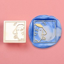산리오 실링왁스 왁스 인감 스탬프 일본 만화 페인트 동물 개 헤드 카드 봉투 결혼식 초대장 스크랩북, 14