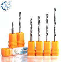 플라스틱/PVC 절단 도구에 대 한 JIALING 3.175mm 1pc 아크릴 커터 카바 이드 밀 Cnc, 03 3.175x2x6