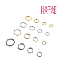 하태하태 오픈형 오링 DIY 메탈 원터치오링 키링 개고리 열쇠고리 부자재, 04.티타늄-27mm