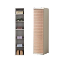 파로마 코티지 400 6단 롤스크린 선반장, 롤스크린 우드