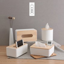 유니엘 원목 티슈 휴지 케이스, 원목 휴지케이스