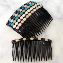 SUNNYDAY 호마이카 큐빅 빗핀 머리핀 올림머리 비녀 업스타일 볼륨업 뒤꽂이 옆꽂이 데일리 잔머리 정리 성인 여성 헤어핀 머리핀 삔 PP5