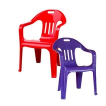 야외 파라솔 의자 플라스틱 카페 정원 편의점 1개, 꽃보다가구 청색-1개, 꽃보다가구 본상품선택