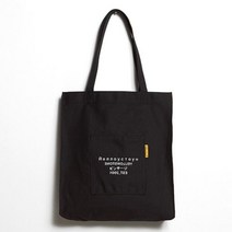 [가방팝] 옐로우스톤 숄더백 에코백 PREMIUM ECOBAG 블랙