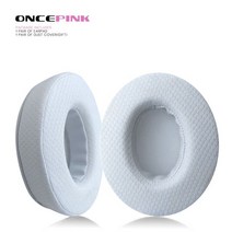 레이저 블랙샤크v2pro RAZER Blackshark V2 Pro razer x 헤드폰 냉각 젤 쿠션 온도 이어 패드 헤드셋 용 oncepink 교체 용 이어 패드, 13 white mesh