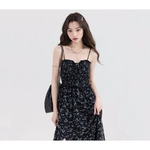여름 휴양지 나시 원피스 해외여행 동남아 다낭 휴양지룩 신혼여행룩 바캉스룩 샤랄라 꽃 블랙