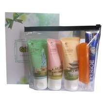 엘지 여행용 5종세트-A타입 샴프 컨디셔너 바디워시 치약 칫솔