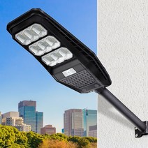 태양광 가로등 LED 정원등 태양열 센서등 벽등 전등, 블랙 부착가로등_200W