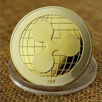 리플코인 데코 기념장식주화 가상암호화폐 Ripplecoin, Silver