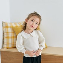 베베오클락 봄 진주골지 카라티셔츠 유아동 여아 데일리 등하원룩 SE01