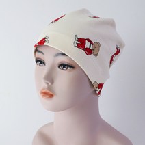 어린이 환자용 수면비니 / 랄라베어 키즈용 기본비니 / 간절기 겨울 / 맞춤제작 항암모자 환자용 비니 / 저자극 순면원단 안감 / 100% 국내 핸드메이드 면스판 베이직 비니