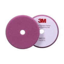 3M Perfect-It 랜덤 오비탈 폼 폴리싱 패드 5인치/130mm 퍼플 34123 자동차 컴파운딩 및 폴리싱용, 130mm_5
