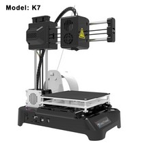 입문용 3d 프린터세트 3D 프린터 미니 엔트리 레벨 Easythreed X1/K7 프린팅 장난감 어린이용 개인 교육, 03 K7- Black_01 TF 카드 오프라인
